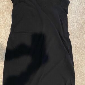 Eileen Fisher Classic Black Midi Dress